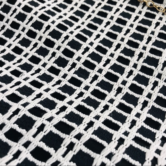 Vision USA Women’s-Black&White shift dress-Sz M - Picture 4 of 8